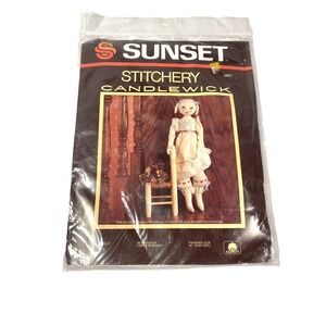 sunset stitchery candle‎ wick EMILY doll making kit 2867